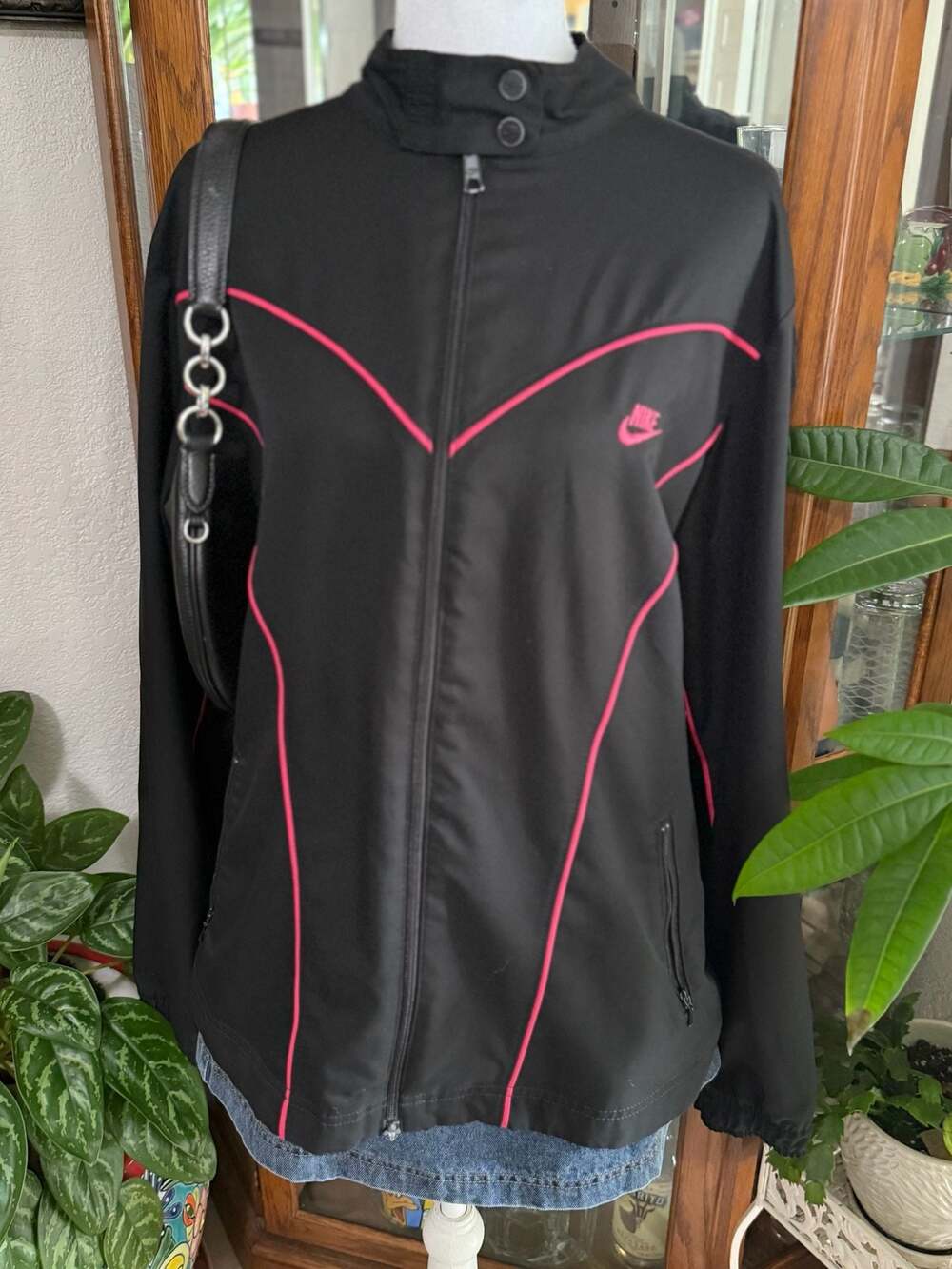 Nike Sportswear Black Zip-Front Track Jacket